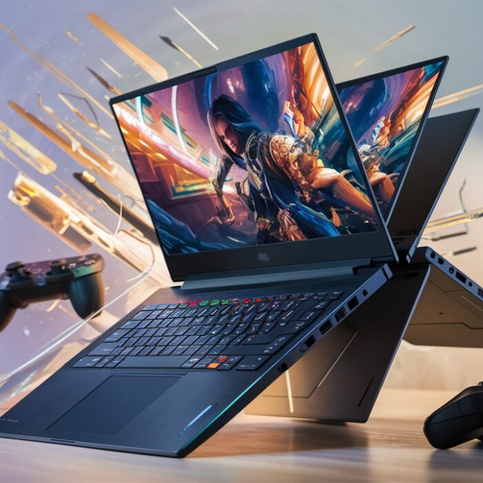 gaming laptop with a touchscreen