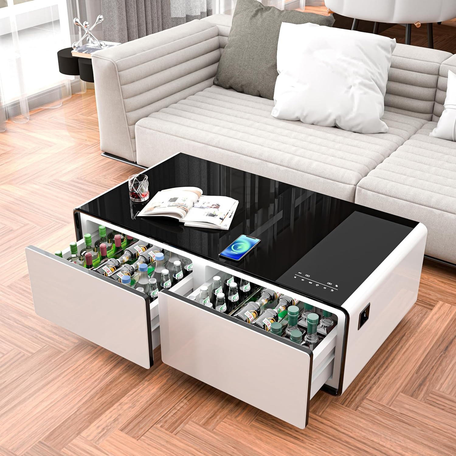 Merax Modern Smart Coffee Table