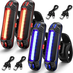 4 Pcs Bike Light